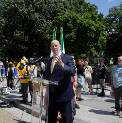 8- Iran Solidarity March 2019 - Amb. Adam Ereli Speaking in front the White House June 21, 2019(47)