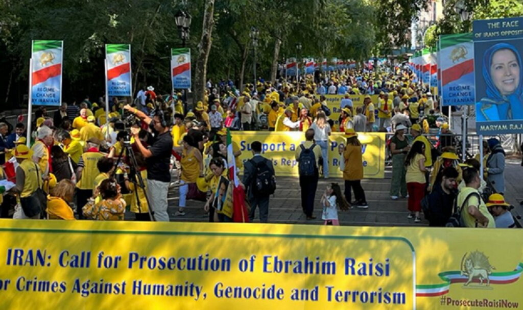 Thousands Rally at the UN, Voice Support for Iran Uprising