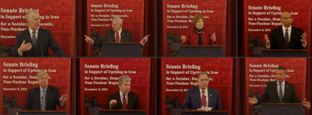 Bipartisan Senators Support Iran Uprising